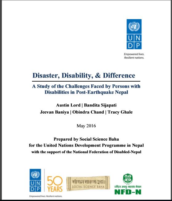disaster disability