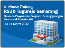 in house training  RSUD Tugurejo 2012